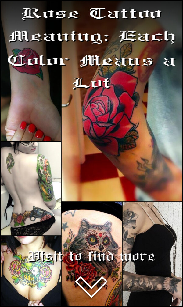 Rose Tattoo Meaning: Each Color Means a Lot