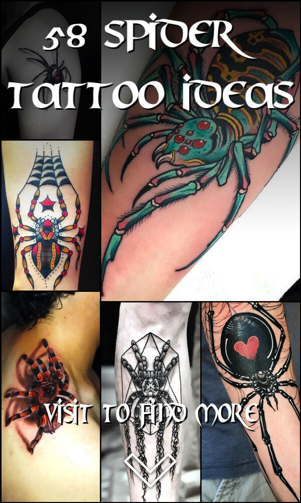 58 Spider Tattoo Ideas