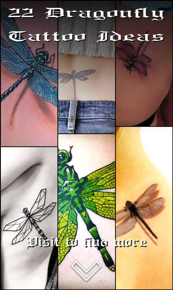 22 Dragonfly Tattoo Ideas