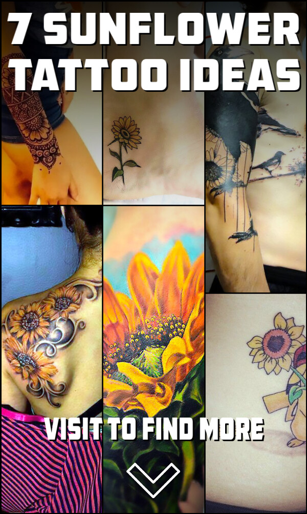 7 Sunflower Tattoo Ideas