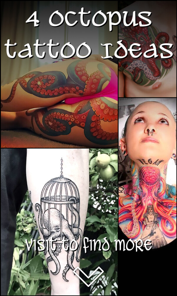 4 Octopus Tattoo Ideas