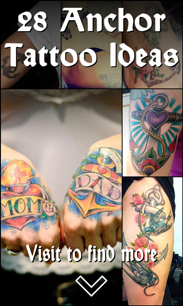 28 Anchor Tattoo Ideas