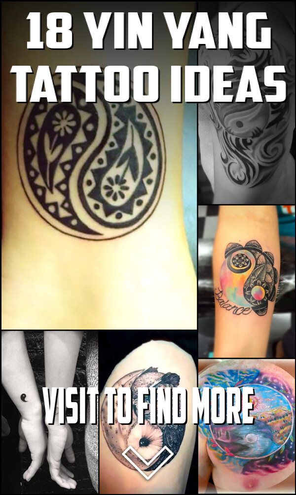 18 Yin Yang Tattoo Ideas