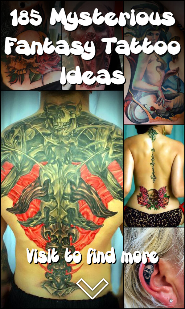 185 Mysterious Fantasy Tattoo Ideas