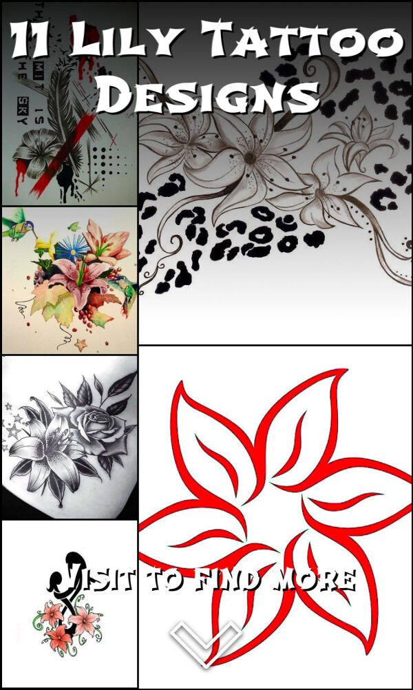11 Lily Tattoo Designs