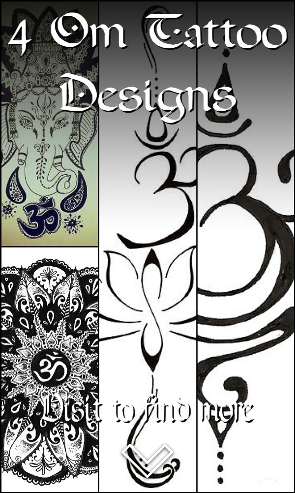 4 Om Tattoo Designs