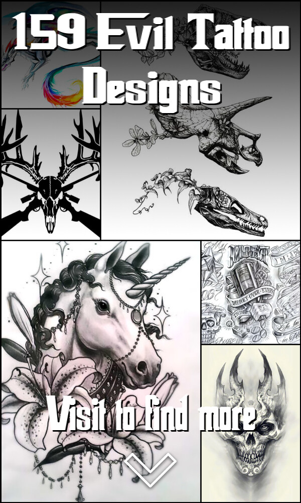 159 Evil Tattoo Designs