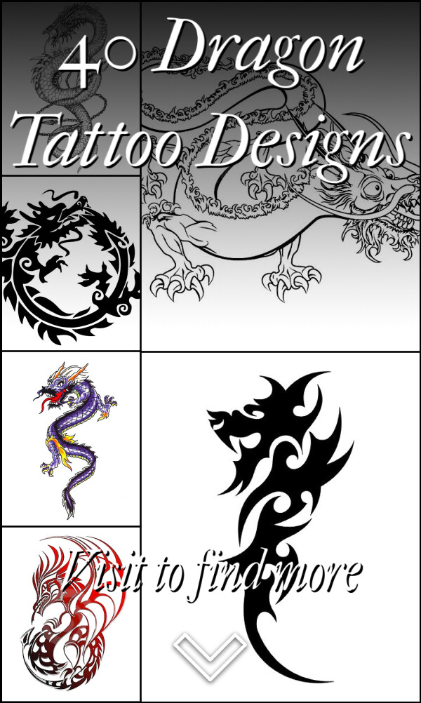 40 Dragon Tattoo Designs