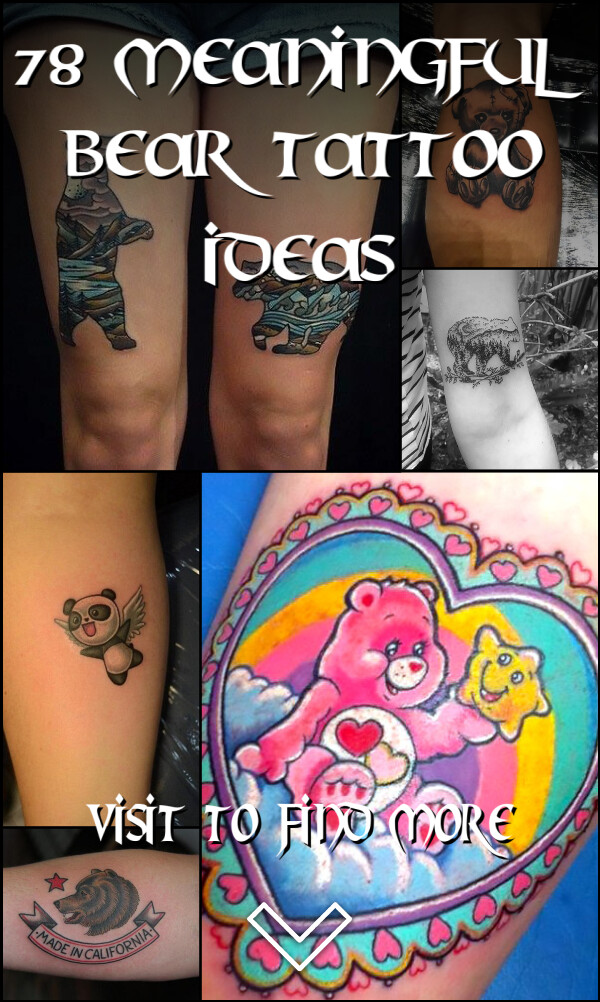 78 Meaningful Bear Tattoo Ideas