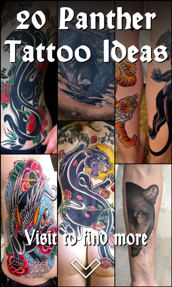 20 Panther Tattoo Ideas