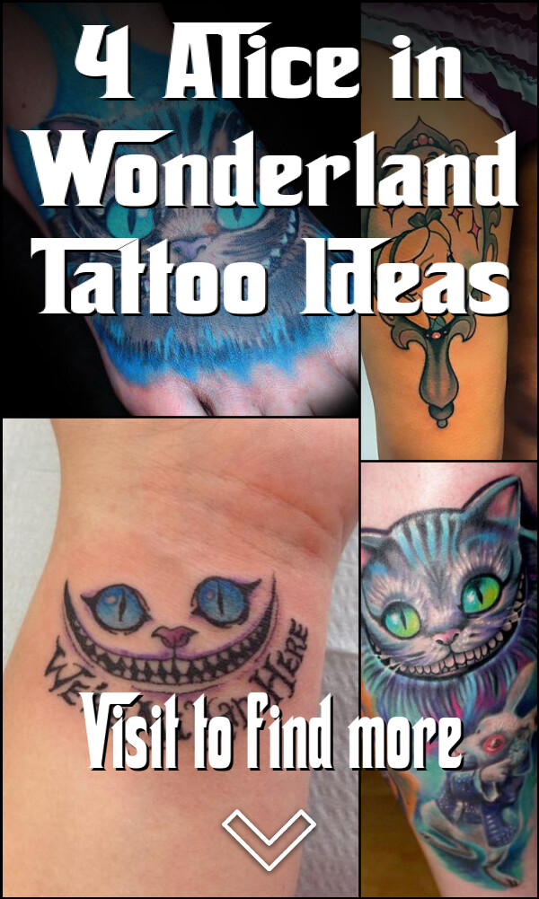 4 Alice in Wonderland Tattoo Ideas