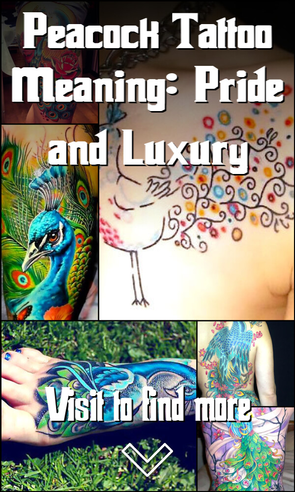 Peacock Tattoo Meaning: Pride and Luxury