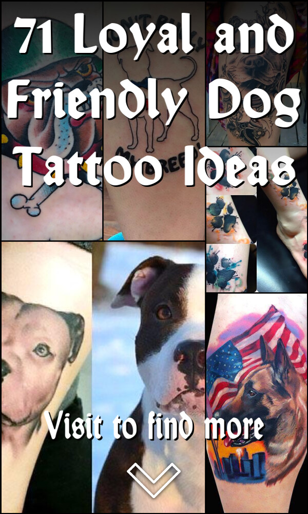 71 Loyal and Friendly Dog Tattoo Ideas