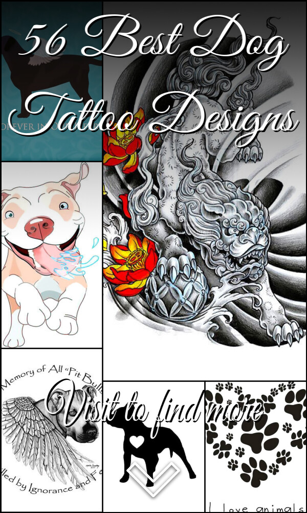 56 Best Dog Tattoo Designs