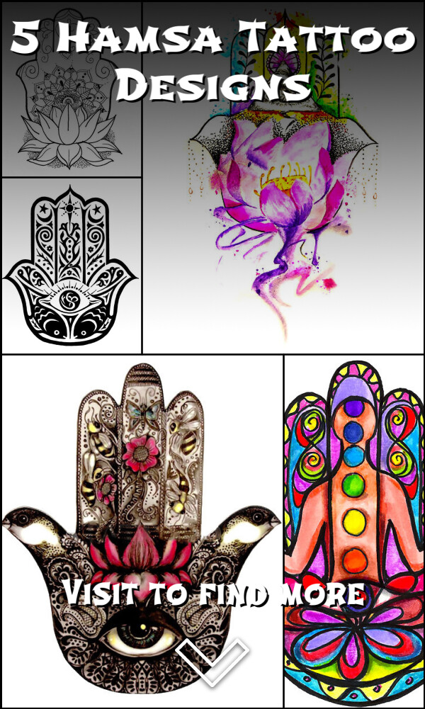 5 Hamsa Tattoo Designs