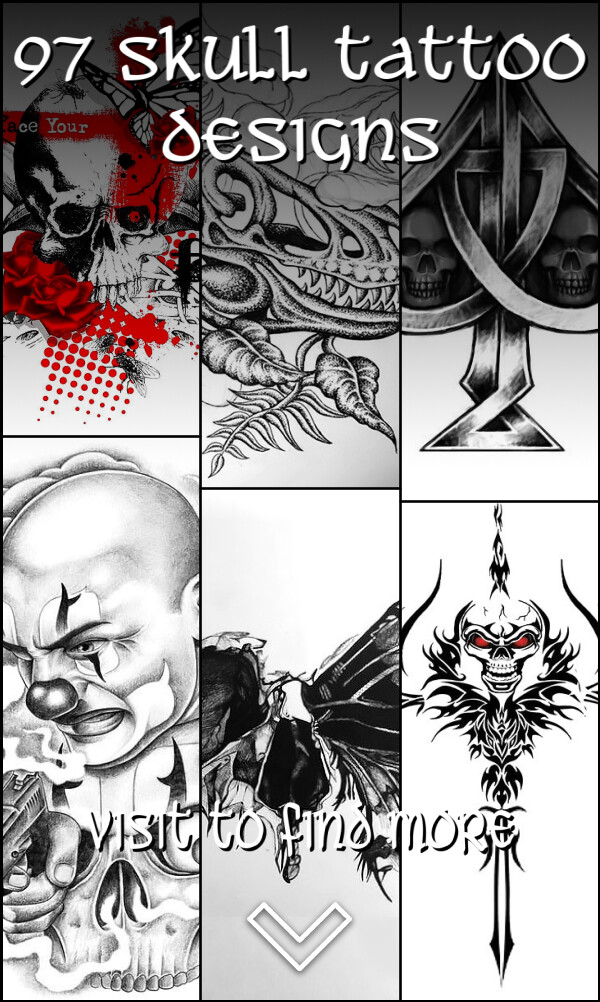 97 Skull Tattoo Designs