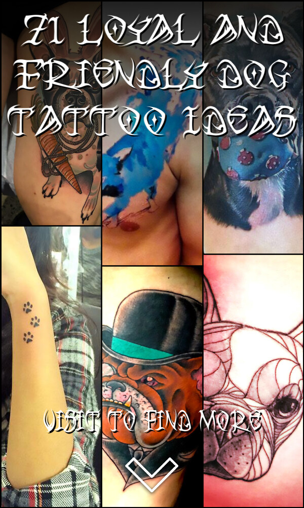 71 Loyal and Friendly Dog Tattoo Ideas