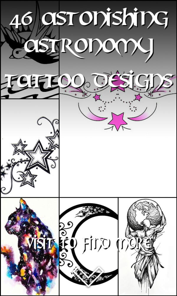 46 Astonishing Astronomy Tattoo Designs