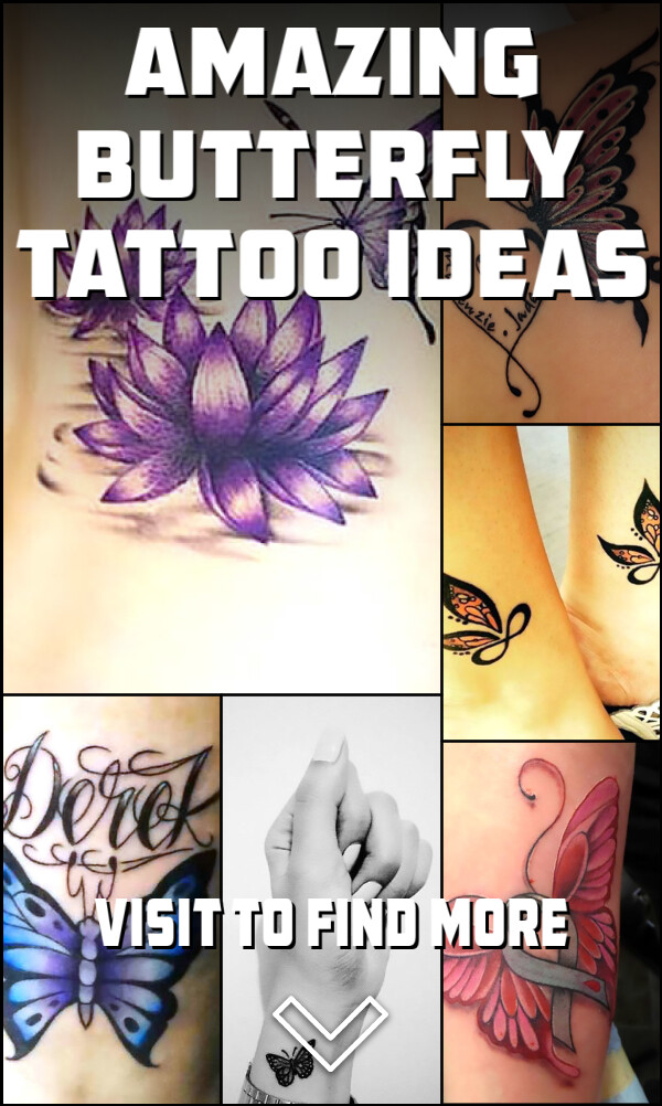 Amazing Butterfly Tattoo Ideas