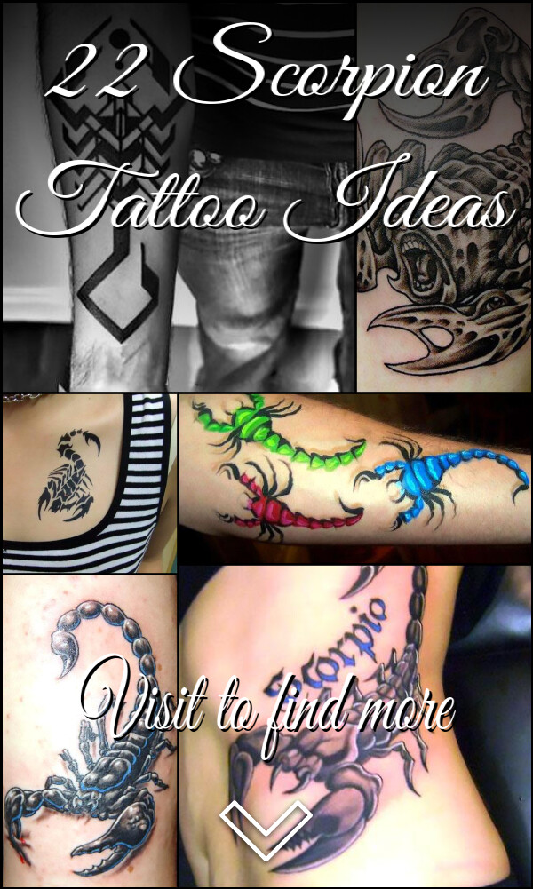 22 Scorpion Tattoo Ideas