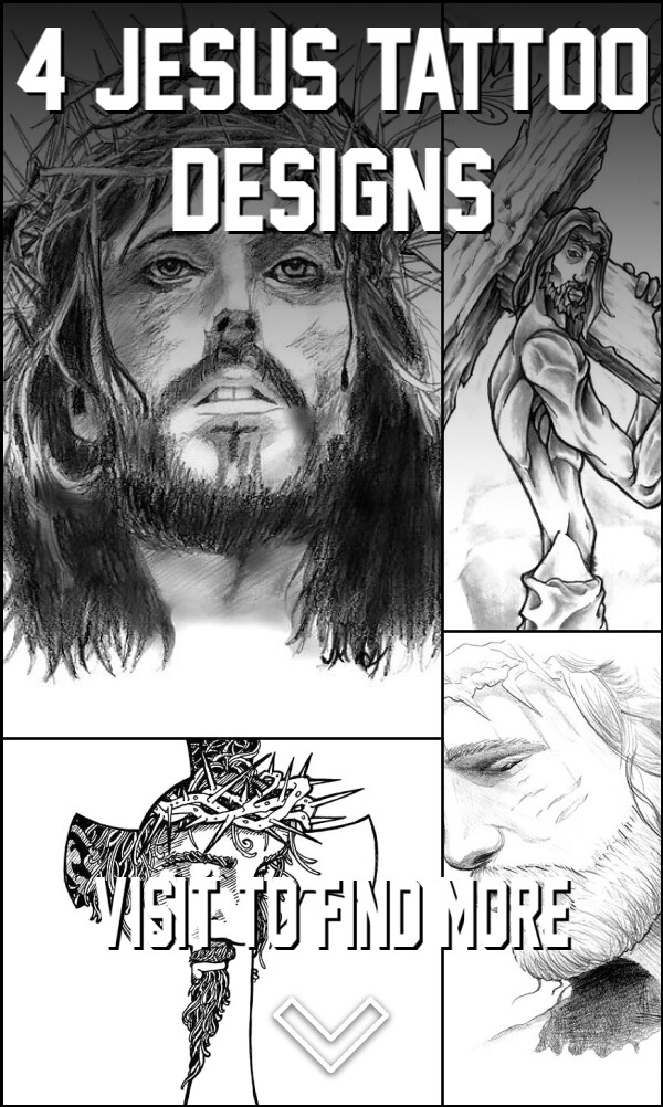 4 Jesus Tattoo Designs
