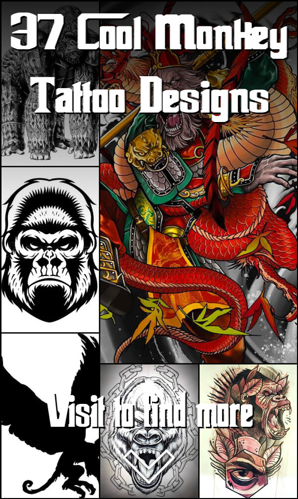 37 Cool Monkey Tattoo Designs
