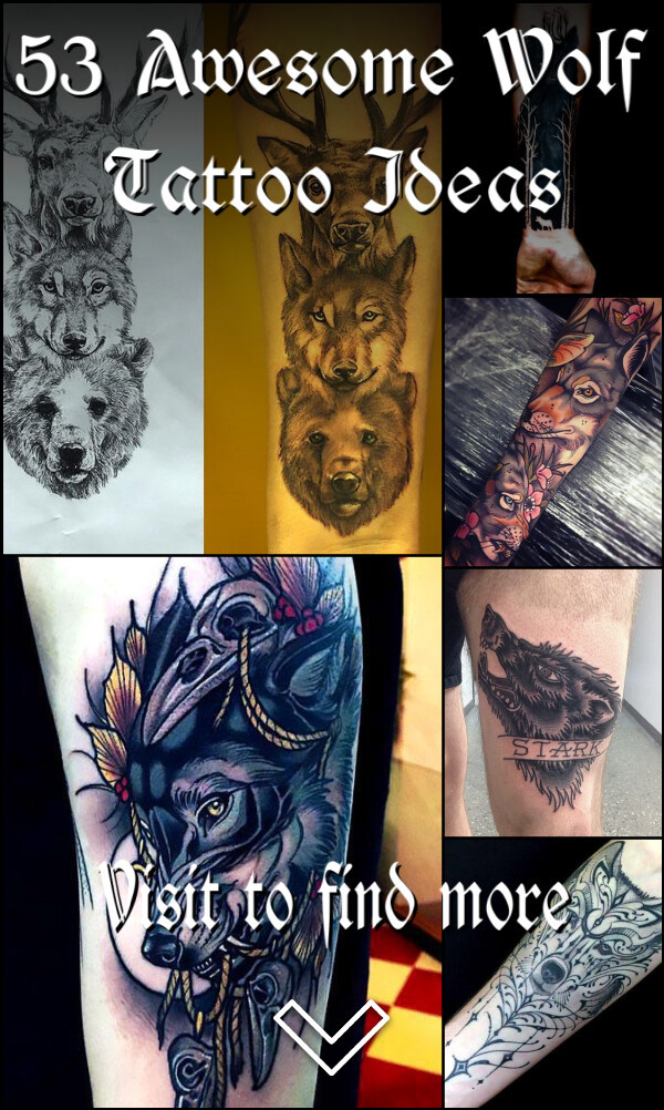 53 Awesome Wolf Tattoo Ideas