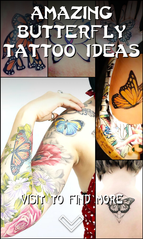 Amazing Butterfly Tattoo Ideas