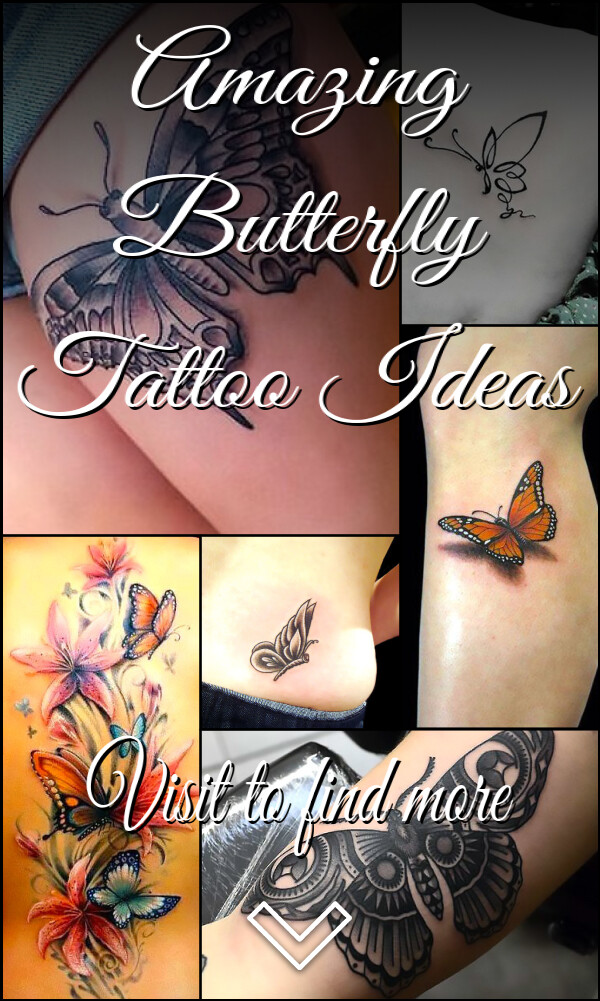 Amazing Butterfly Tattoo Ideas