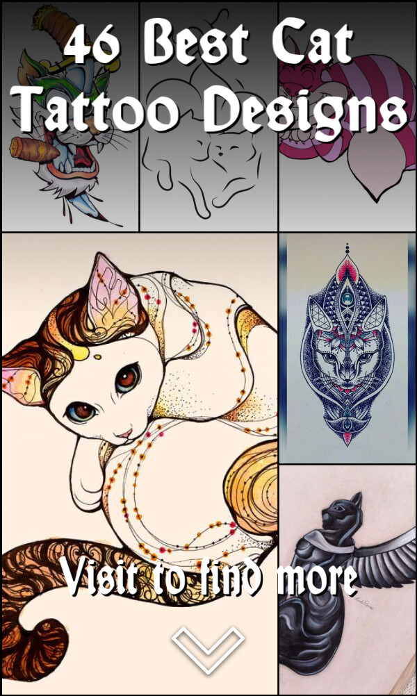 46 Best Cat Tattoo Designs
