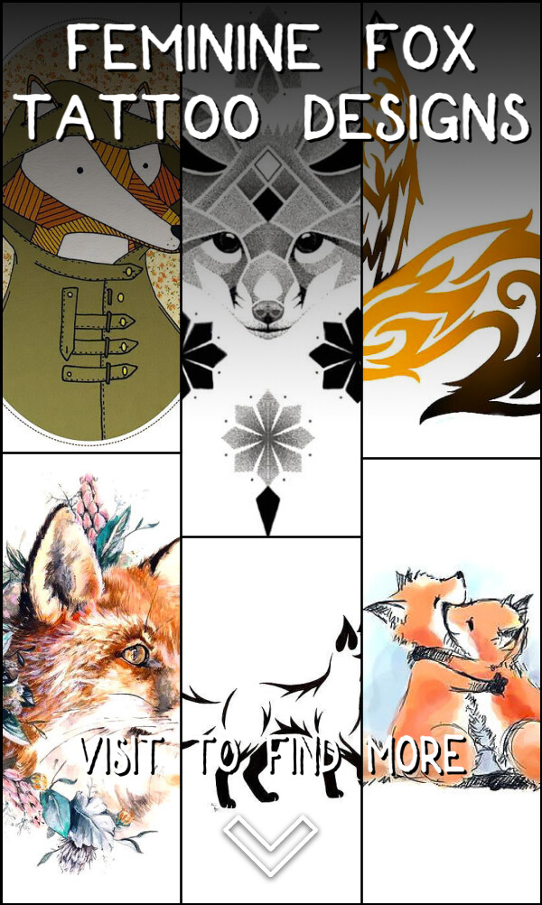 31 Feminine Fox Tattoo Designs