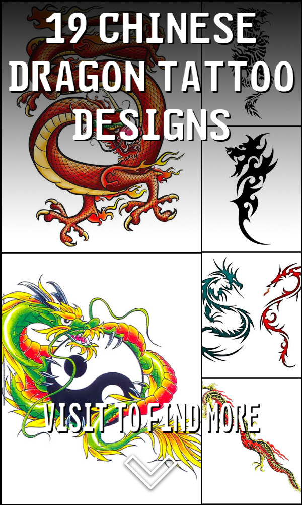 19 Chinese Dragon Tattoo Designs
