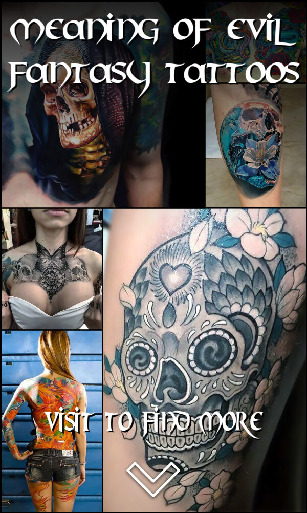 Meaning of Evil Fantasy Tattoos