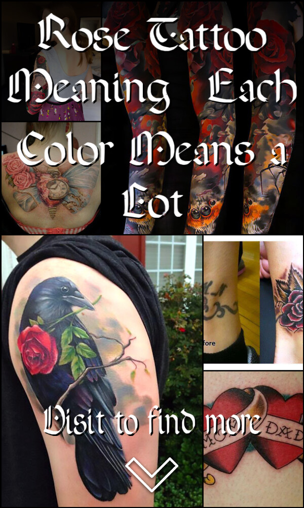 Rose Tattoo Meaning: Each Color Means a Lot