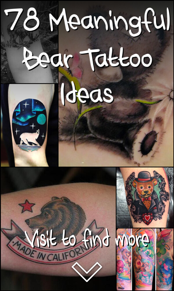 78 Meaningful Bear Tattoo Ideas