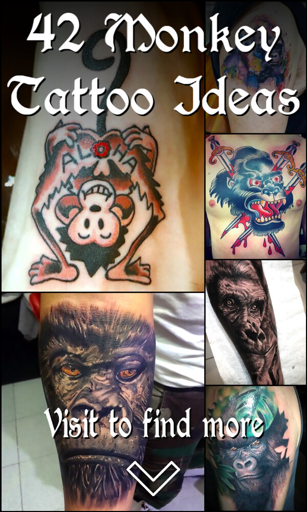 42 Monkey Tattoo Ideas