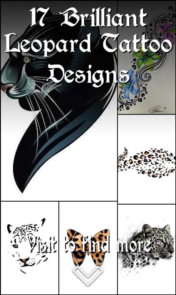 17 Brilliant Leopard Tattoo Designs