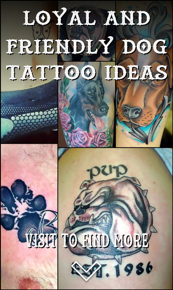 71 Loyal and Friendly Dog Tattoo Ideas