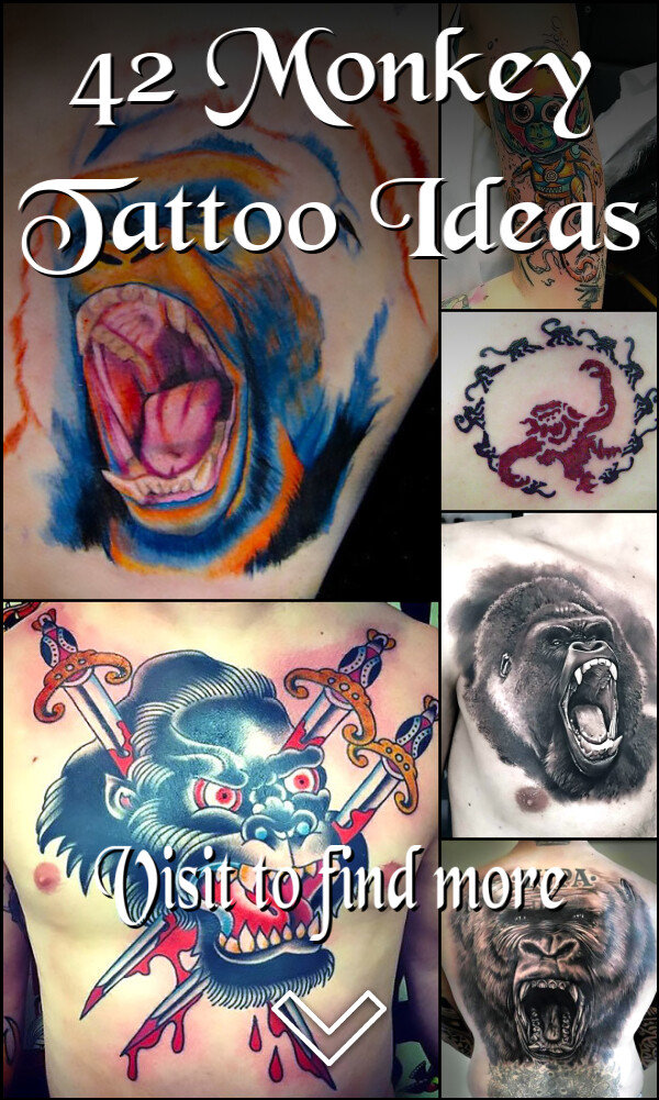 42 Monkey Tattoo Ideas