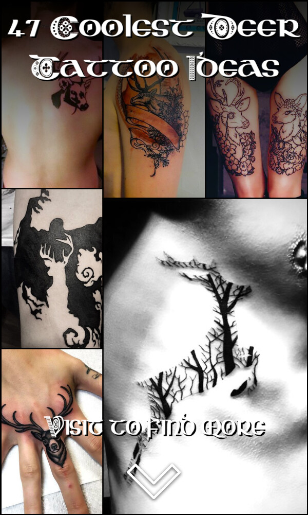 47 Coolest Deer Tattoo Ideas