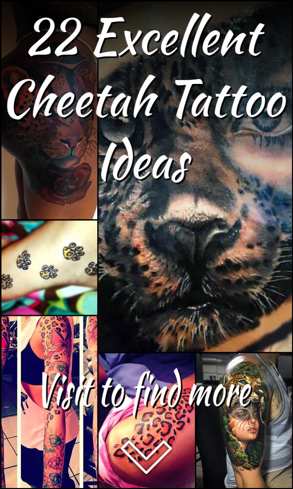 22 Excellent Cheetah Tattoo Ideas