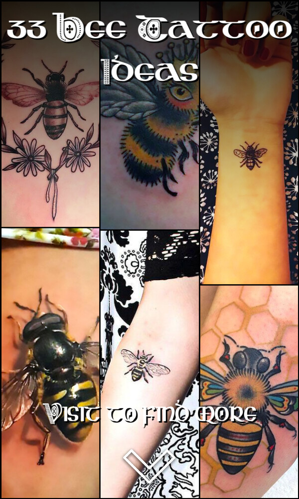 33 Bee Tattoo Ideas