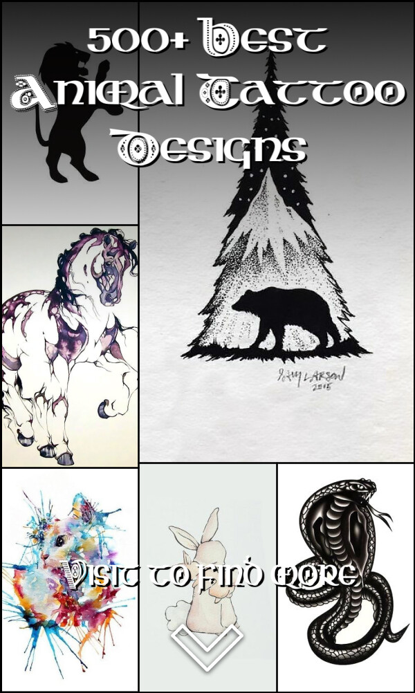 500+ Best Animal Tattoo Designs