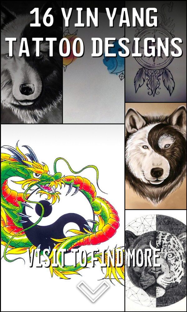 16 Yin Yang Tattoo Designs