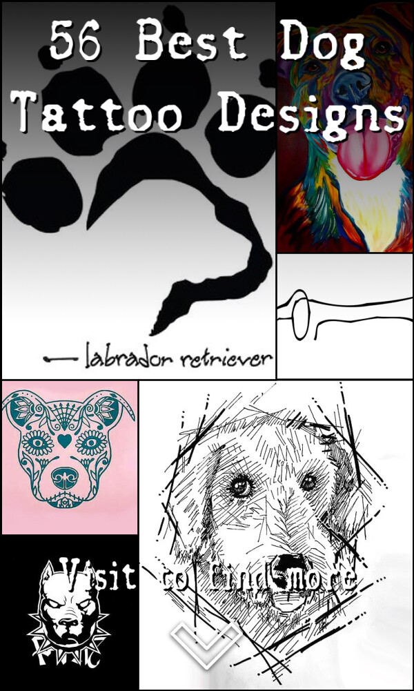 56 Best Dog Tattoo Designs