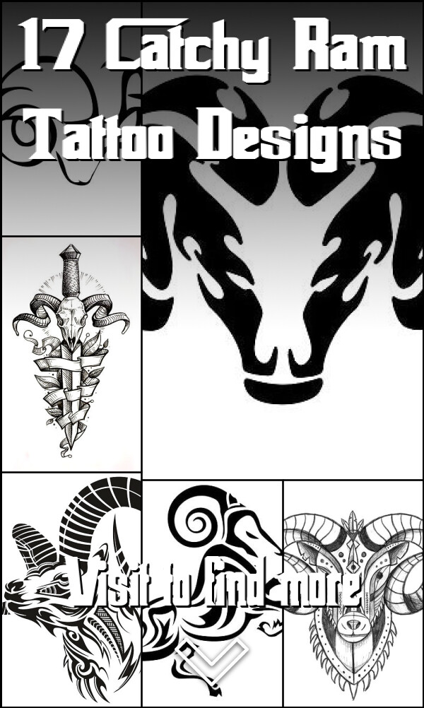 17 Catchy Ram Tattoo Designs