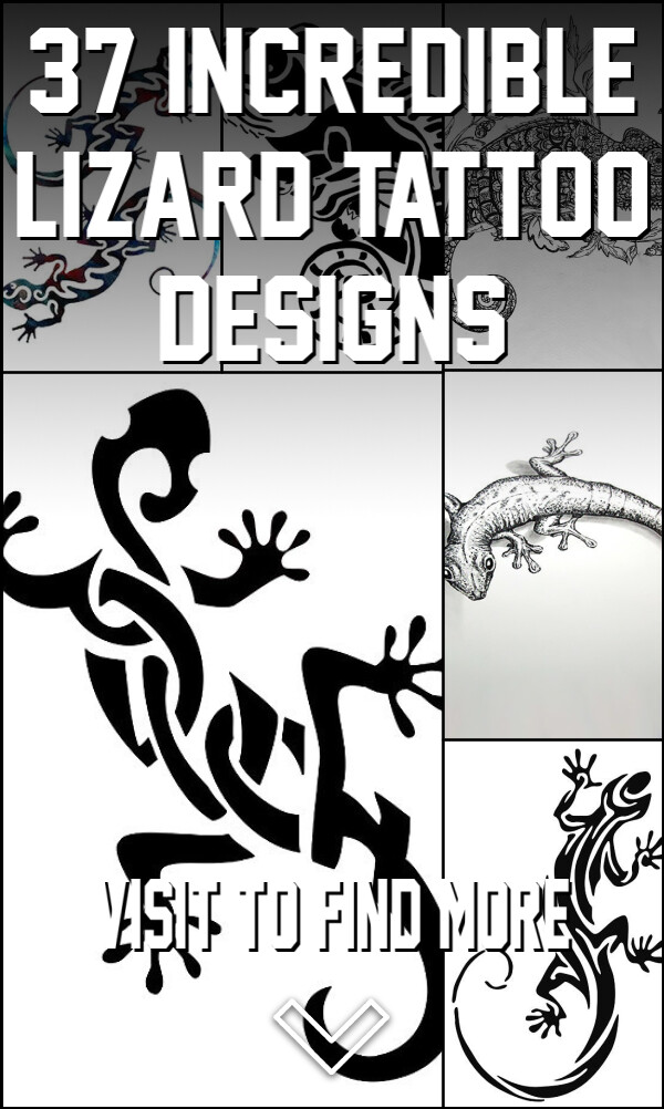 37 Incredible Lizard Tattoo Designs