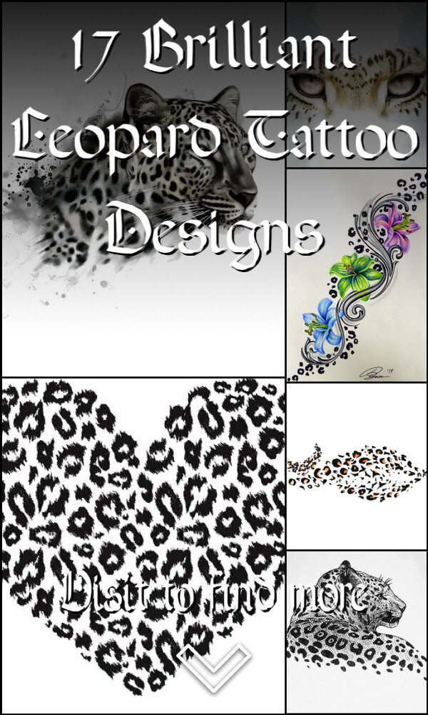 17 Brilliant Leopard Tattoo Designs
