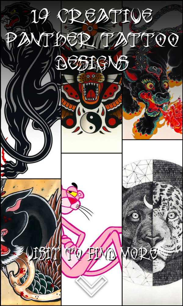 19 Creative Panther Tattoo Designs