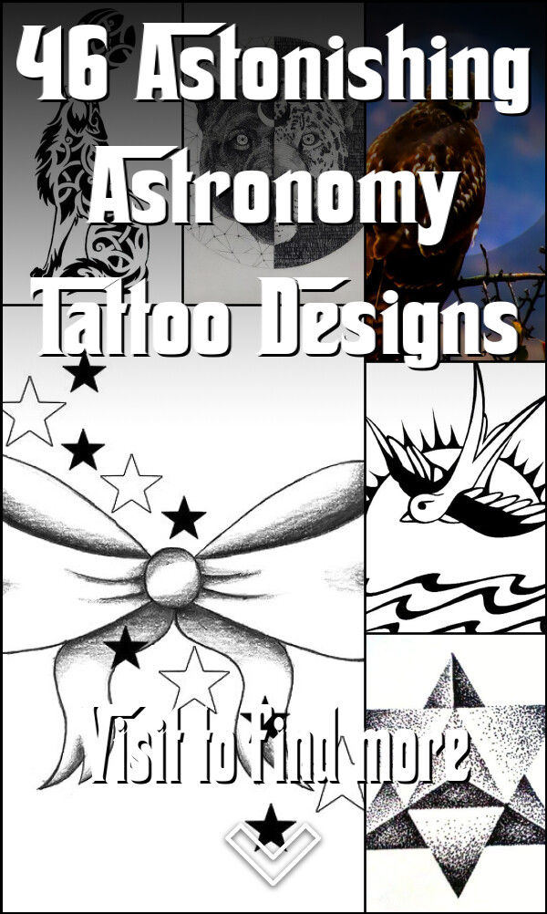 46 Astonishing Astronomy Tattoo Designs